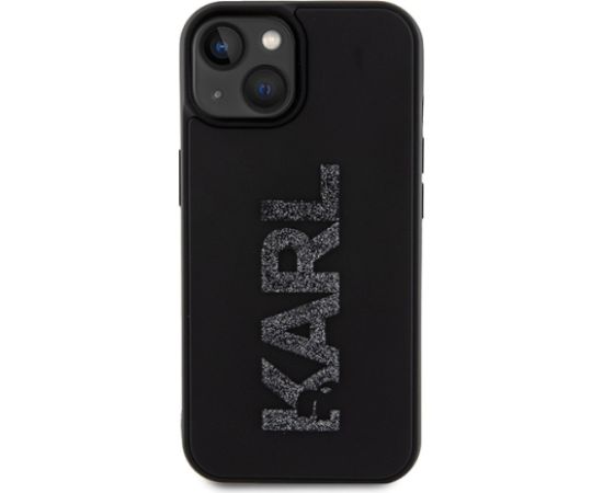 Karl Lagerfeld KLHCP15S3DMBKCK iPhone 15 6.1" czarny|black hardcase 3D Rubber Glitter Logo