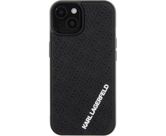 Karl Lagerfeld KLHCP15S3DMKRLK iPhone 15 6.1" czarny|black hardcase 3D Rubber Multi Logo