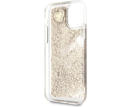 Guess GUOHCN61GLHFLGO iPhone 11 6,1" | Xr gold|złoty hardcase Glitter Charms