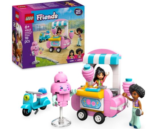 Lego Friends Stoisko z watą cukrową i skuter (42643)