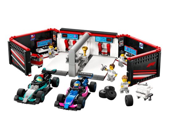 Lego City F1® Garaż i bolidy Mercedes-AMG i Alpine (60444)