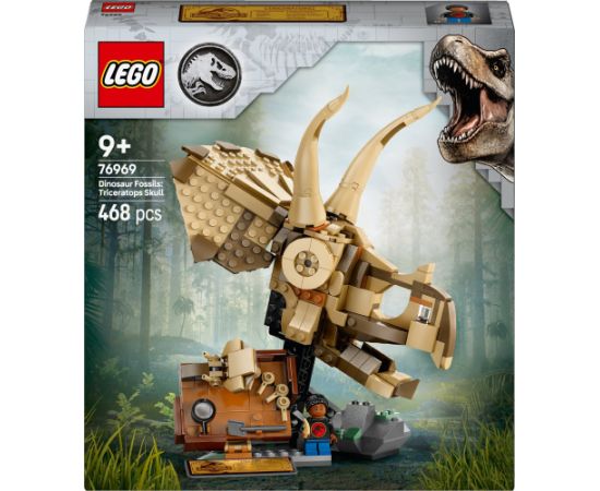 Lego Jurassic World Szkielety dinozaurów: czaszka triceratopsa (76969)