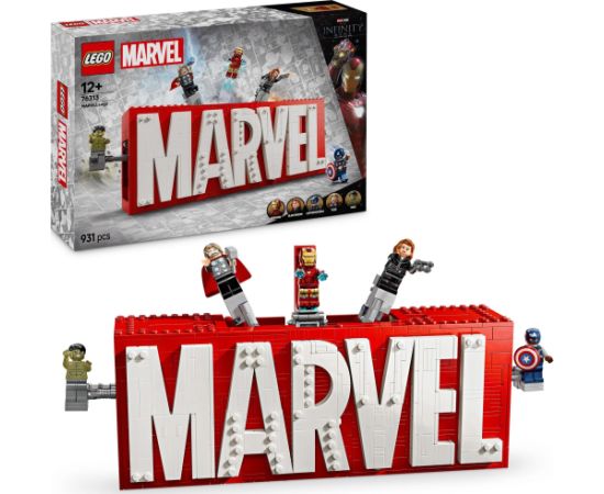 Lego Marvel Logo MARVEL z minifigurkami  (76313)