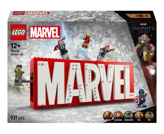 Lego Marvel Logo MARVEL z minifigurkami  (76313)