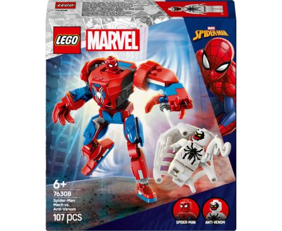 Lego Marvel Mech Spider-Mana kontra Anti-Venom  (76308)