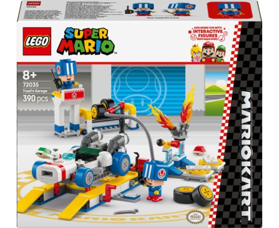 Lego Super Mario Mario Kart™ – Toad i jego garaż (72035)