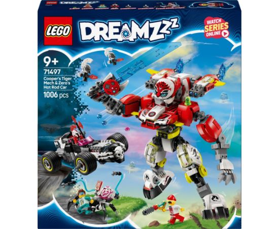 Lego DREAMZzz Tygrysi mech Coopera i hot rod Zero (71497)