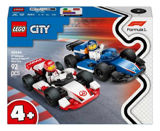 Lego City F1® Bolidy Williams Racing i Haas F1® (60464)