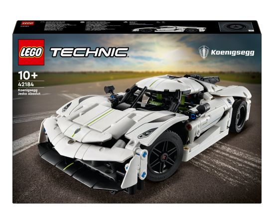 LEGO Technic Biały hipersamochód Koenigsegg Jesko Absolut (42184)