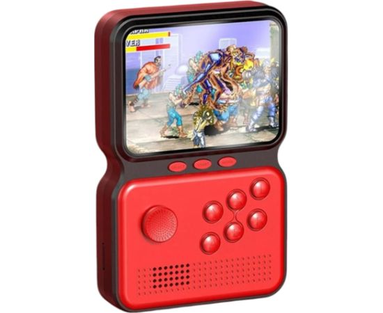 HQ M3 16bit Portable Retro Game console with 900 games 3'' HD LCD / TV RCA cable Red