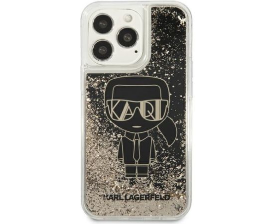 Karl Lagerfeld Liquid Glitter Gatsby Case for iPhone 13 Pro Black