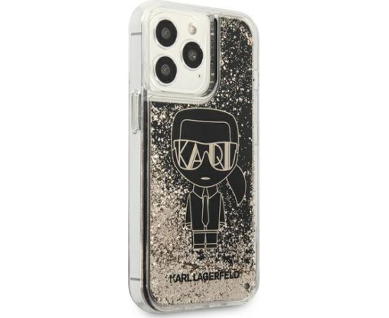 Karl Lagerfeld Liquid Glitter Gatsby Case for iPhone 13 Pro Black