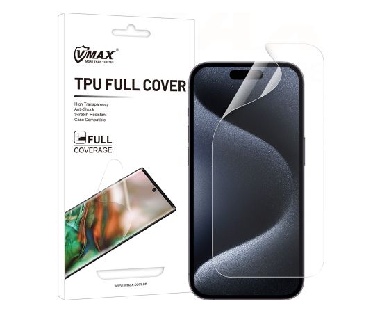 Vmax protective film invisble TPU film - full coverage priekš Xiaomi Redmi Note 12 4G | 12 5G