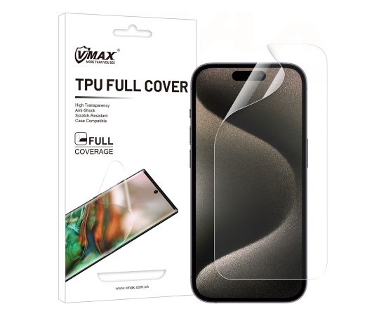 Vmax protective film invisble TPU film - full coverage priekš Xiaomi Redmi Note 12 4G | 12 5G