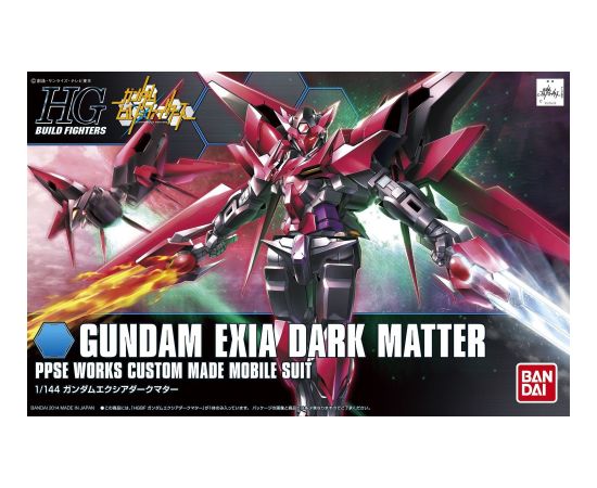 Bandai HGBF 1/144 GUNDAM EXIA DARK MATTER collectible figurine