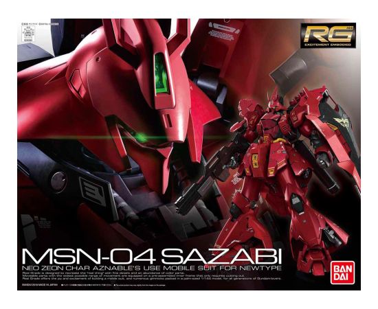 Bandai RG 1/144 MSN-04 SAZABI