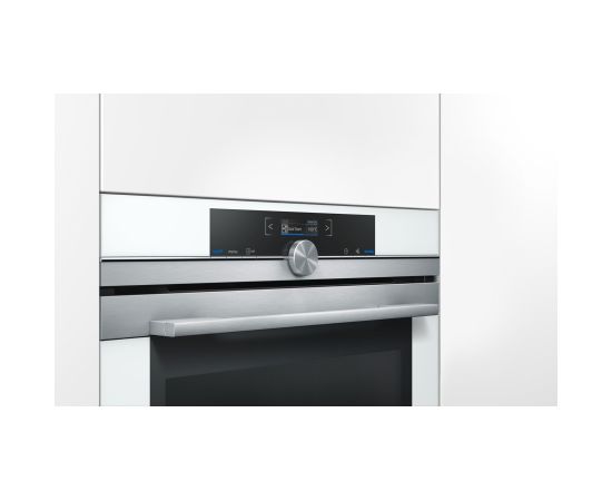 Siemens HB634GBW1 oven 71 L Stainless steel, White