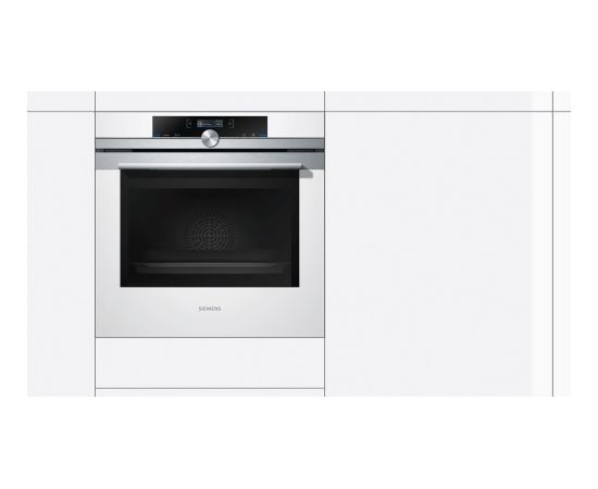 Siemens HB634GBW1 oven 71 L Stainless steel, White