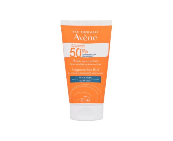 Avene Sun / Fragrance-Free Fluid 50ml Ultra-Light SPF50+ U / Face Sun Care