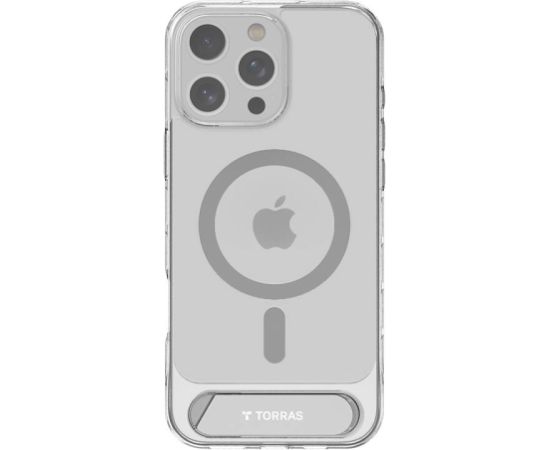 Torras Pstand Series Case for iPhone 16 ProMax (Transparent)