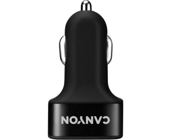 CANYON car charger C-06 3.1A/3USB-A Black