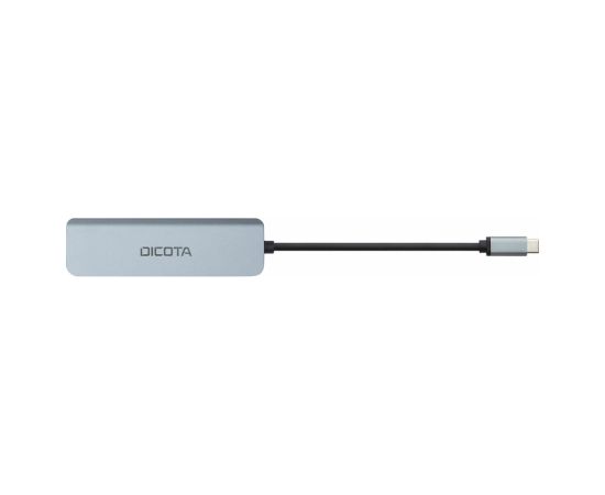 DICOTA D32060 5-in-1 4K PD 100 W USB Type-C Video Hub Silver