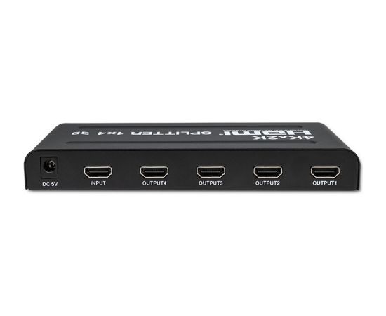 Qoltec 51798 Active HDMI Splitter 4 x HDMI 4K x 2K | 3.4Gb/s