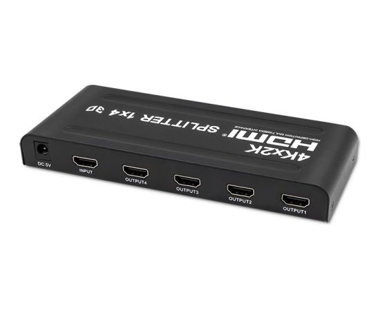 Qoltec 51798 Active HDMI Splitter 4 x HDMI 4K x 2K | 3.4Gb/s