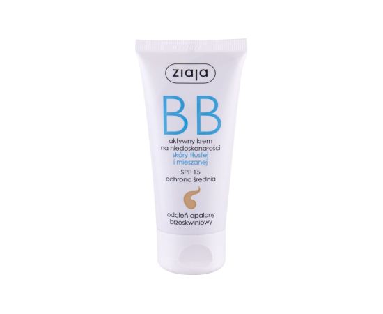 Ziaja BB Cream / Oily and Mixed Skin 50ml SPF15 W / BB Cream