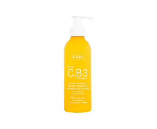 Ziaja Vitamin C.B3 Niacinamide / Face Wash Gel 190ml W / Cleansing Gel