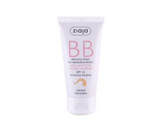 Ziaja BB Cream / Normal and Dry Skin 50ml SPF15 W / BB Cream