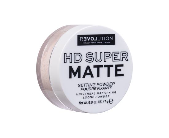 Makeup Revolution HD Super Matte / Setting Powder 7g W / Powder