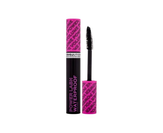 Makeup Revolution Power / Lash Volume Waterproof 8ml W / Mascara