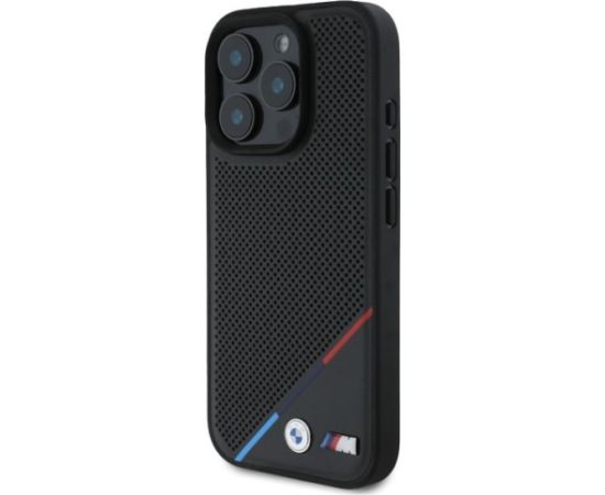 BMW M.Perforated Tricolor Line MagSafee Aizsargapvalks priekš Apple iPhone 16 Pro Max