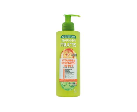 Garnier Fructis Vitamin & Strength / 10-IN-1 Leave-In-Cream 400ml W / Leave-in Hair Care