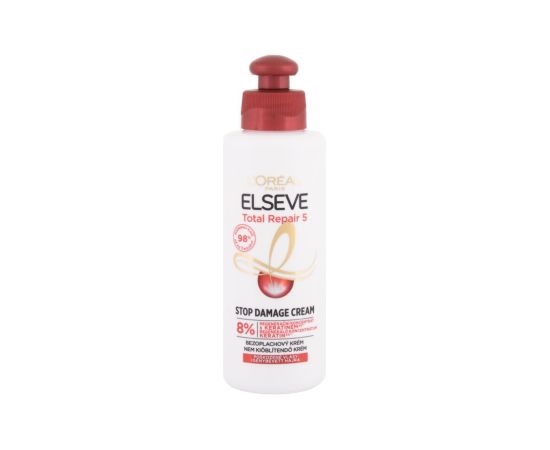 L'oreal Elseve Total Repair 5 / Stop Damage Cream 200ml W / Leave-in Hair Care