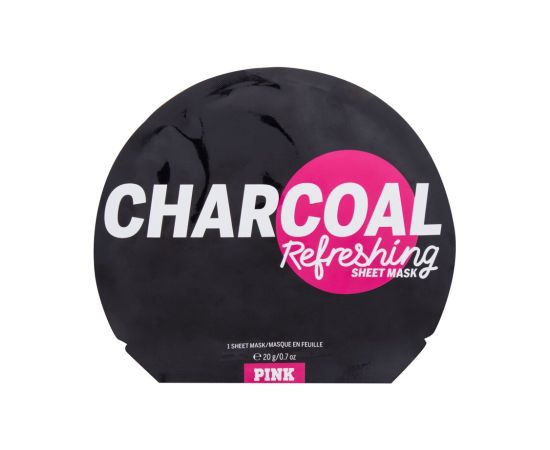 Pink Charcoal / Refreshing Sheet Mask 1pc W / Face Mask