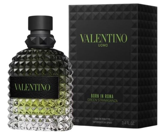 Valentino Valentino Uomo Born In Roma Green Stravaganza Eau de Toilette 100ml.