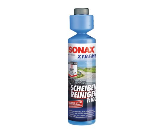 SONAX XTREME Clear View 250ml Vasaras Vējstiklu Logu mazgāšanas šķidrums 1:100