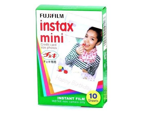 Fujifilm Instax Mini Glossy Instant Film Quantity 10, 86 x 54 mm