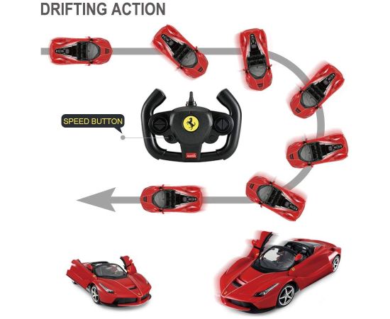 RASTAR R/C 1:14 Ferrari LaFerrari Aperta (with drift function)