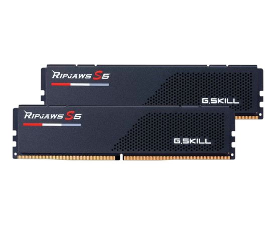 G.Skill DDR5 - 32GB - 6000 - CL - 40 (2x 16 GB) dual kit, RAM (black, F5-6000J4040F16GX2-RS5K, Ripjaws S5, INTEL XMP)