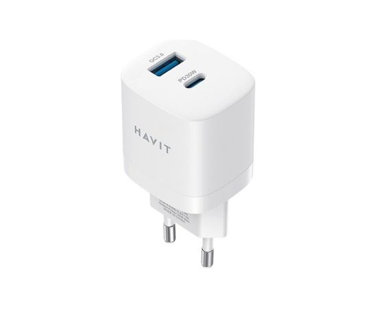 Havit USB-A+USB-C Charger UC30 EU