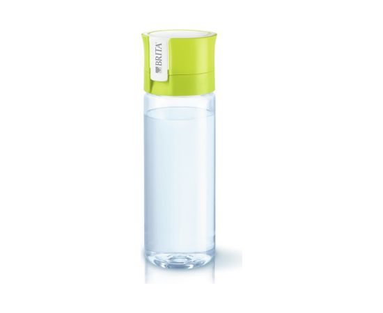 Brita Fill&Go lime green filter bottle +4filters