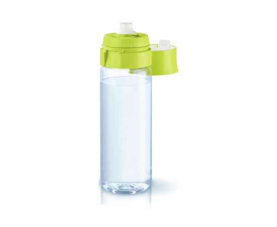 Brita Fill&Go lime green filter bottle +4filters