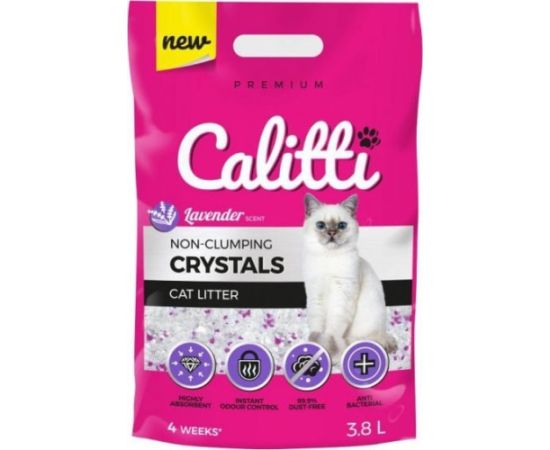 Żwirek dla kota Calitti Crystals Lavender Lawenda 3.8 l