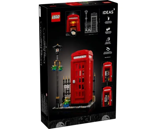 LEGO 21347 Ideas Red Sarkanā Londonas telefona būdiņa