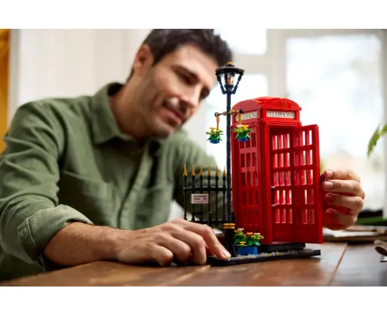 LEGO 21347 Ideas Red Sarkanā Londonas telefona būdiņa