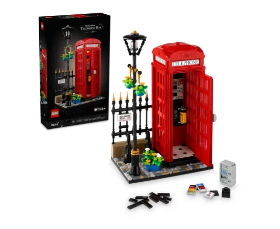 LEGO 21347 Ideas Red Sarkanā Londonas telefona būdiņa