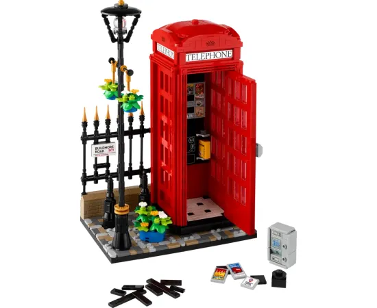 LEGO 21347 Ideas Red Sarkanā Londonas telefona būdiņa